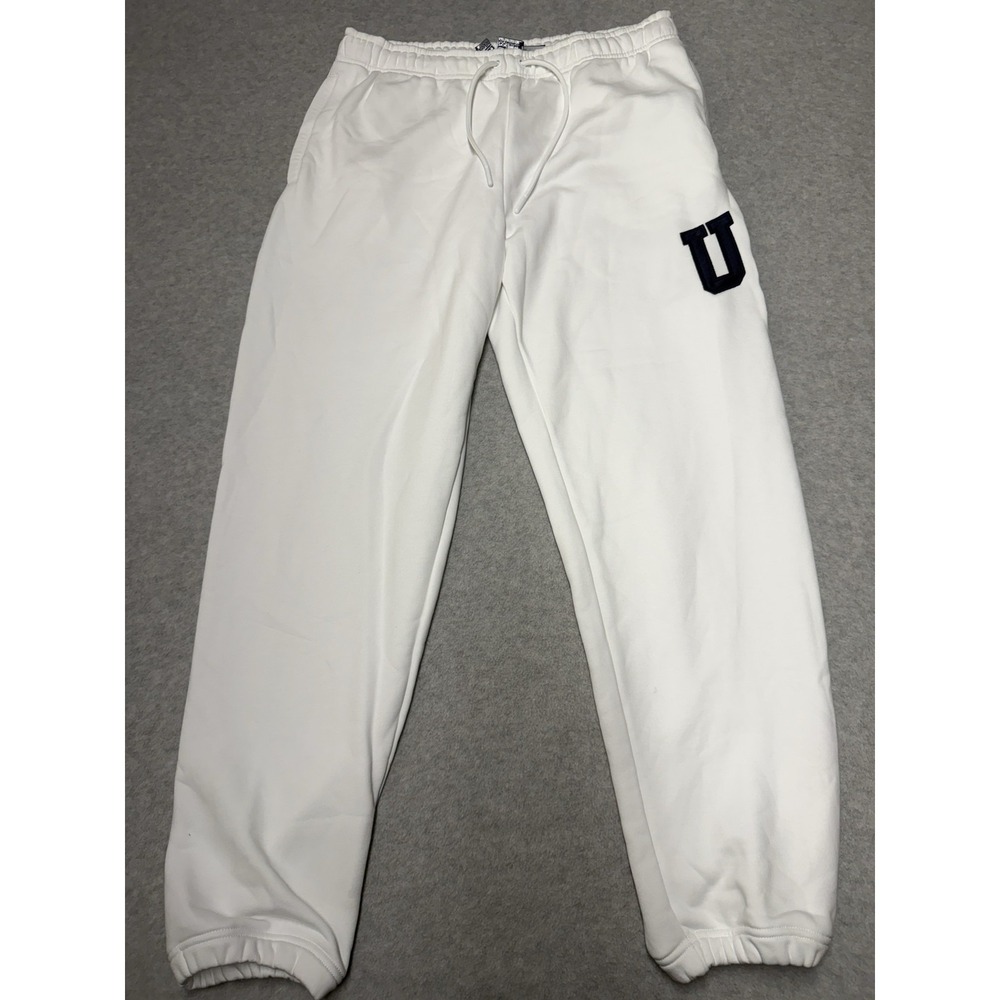 Polo Ralph Lauren Sweatpants Mens Large White Flag Fleece USA Joggers Drawstring